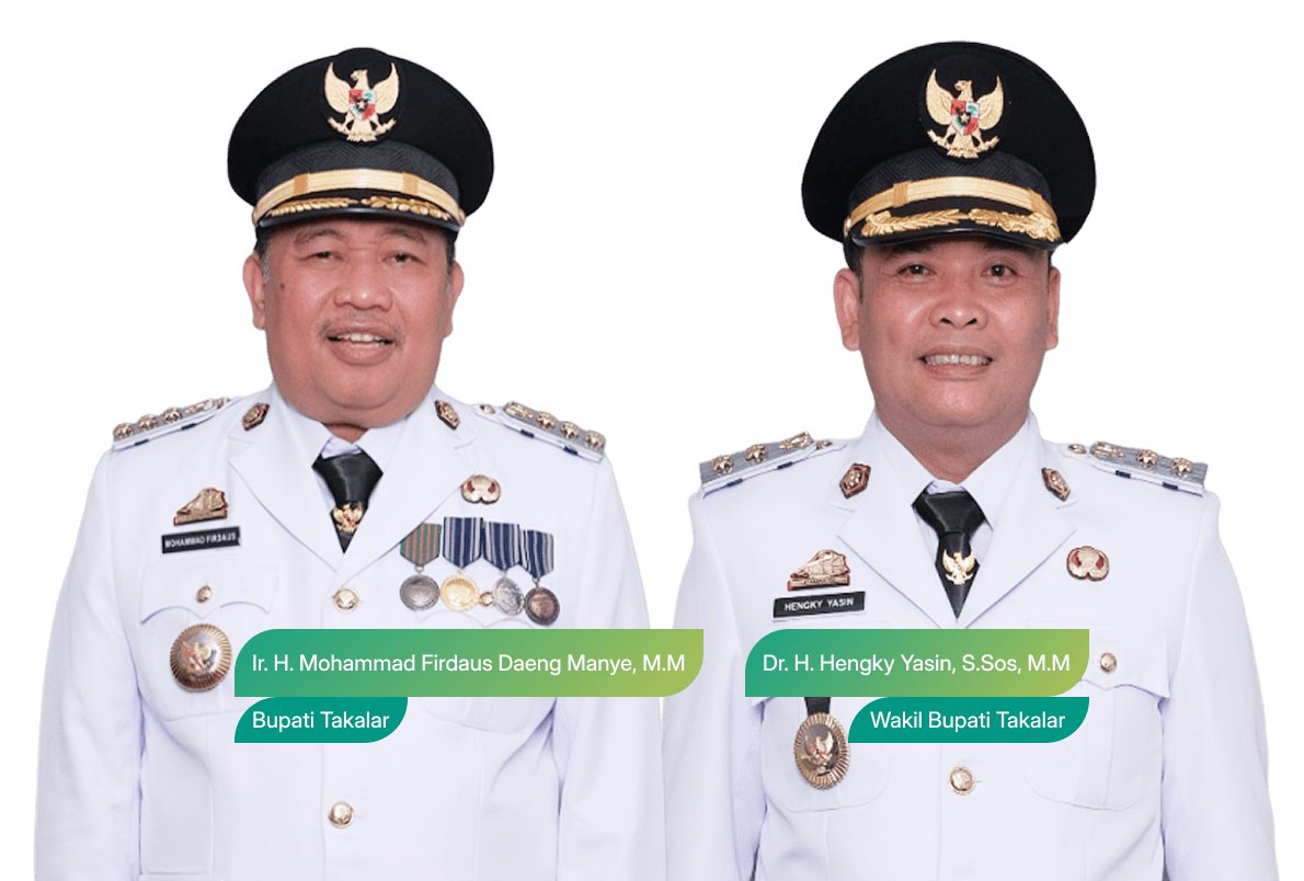 Bupati dan Wakil Bupati Takalar