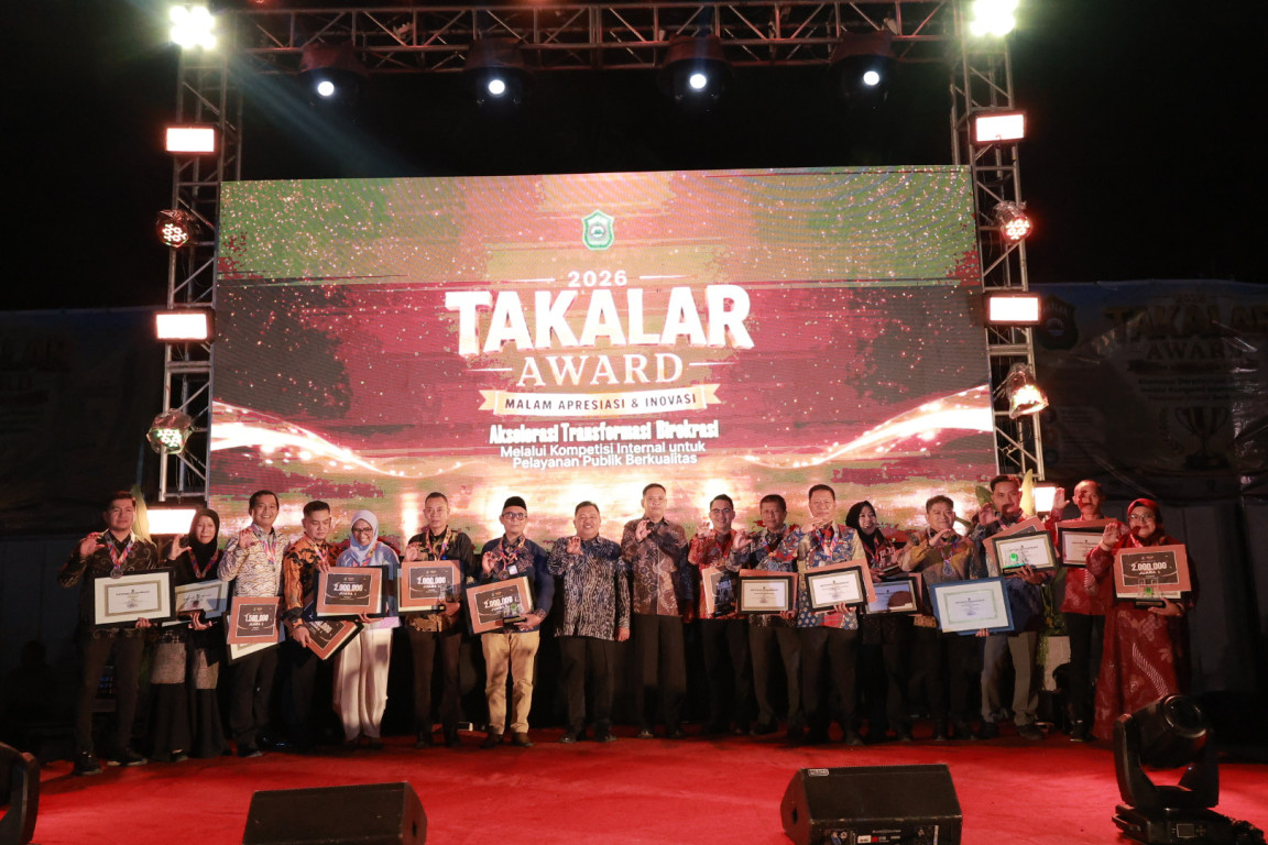 Thumbnail berita: Takalar Award 2026 Resmi Digelar, Bupati Firdaus Daeng Manye Tegaskan Inovasi Jadi Budaya Kerja ASN
