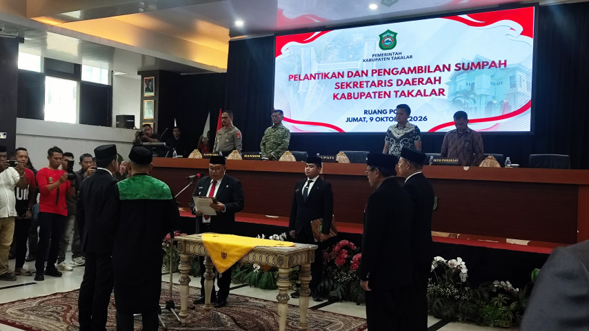 Akhiri Kekosongan, Bupati Daeng Manye Lantik Ahmad Rivai Jadi Sekda Takalar
